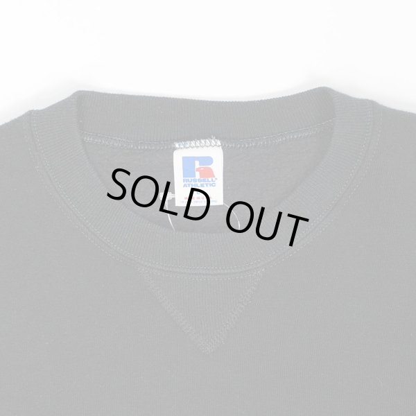 画像4: 80's RUSSELL カレッジプリントスウェット “MADE IN USA / BLACK” (4)