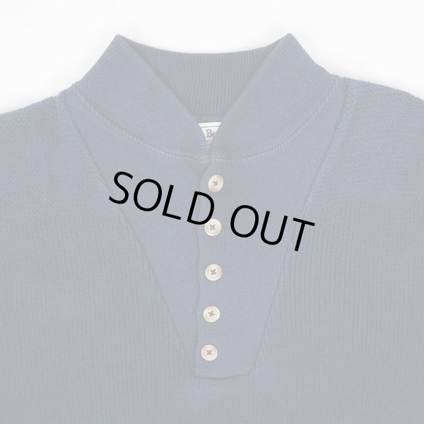 画像4: 90's L.L.Bean ヘンリーネック コットンニット "MADE IN USA" (4)