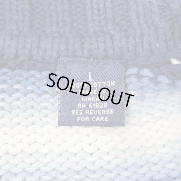 画像3: 90's COUNTY SEAT グラデーションボーダー柄 コットンニット (3)