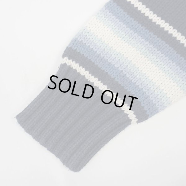 画像5: 90's COUNTY SEAT グラデーションボーダー柄 コットンニット (5)