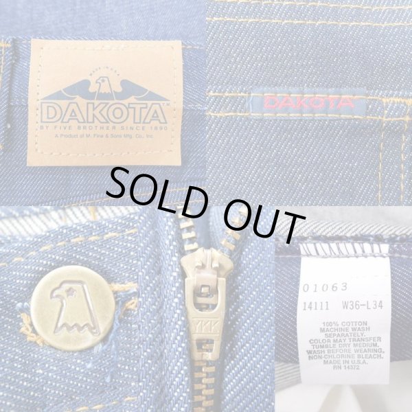 画像3: 90's DAKOTA by FIVE BROTHER 5ポケット デニムパンツ "MADE IN USA / DEADSTOCK" (3)