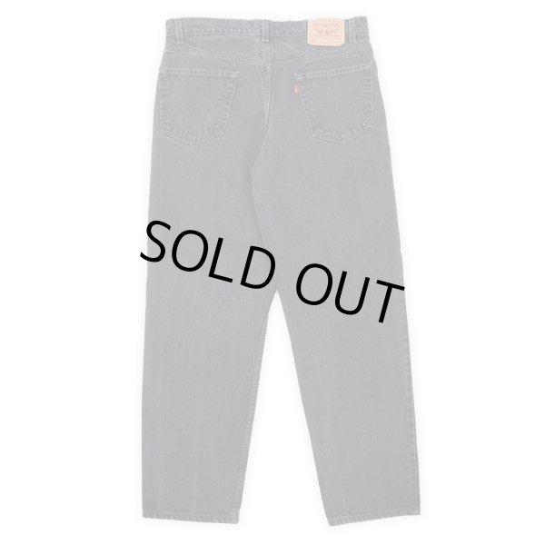 画像2: 90's Levi's 550 ブラックデニムパンツ “実寸約W34 L31” (2)