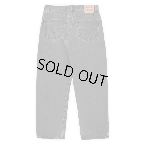 画像2: 00's Levi's 550 ブラックデニムパンツ "W34 L32" (2)