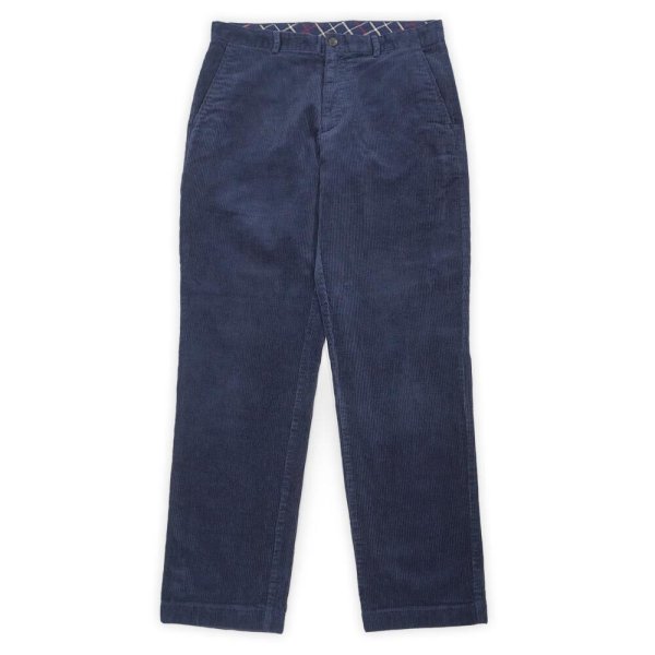 画像1: 00's Brooks Brothers ノータック 太畝コーデュロイトラウザー "CLARK / W33 L32" (1)
