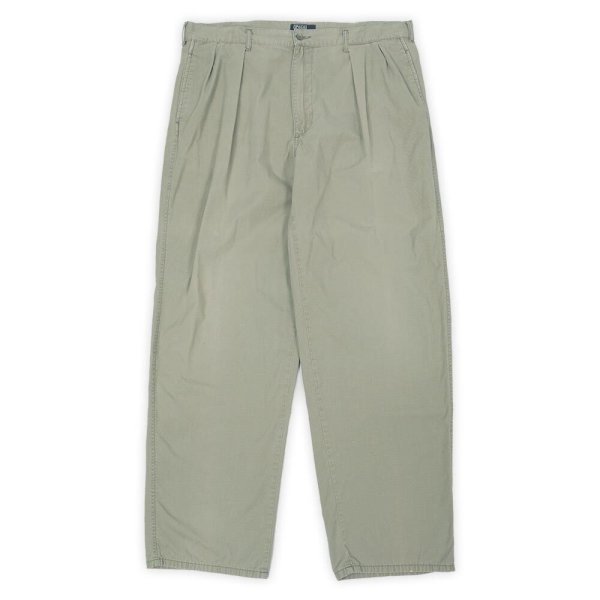 画像1: Early 90's Polo Ralph Lauren 2タック ポプリントラウザー "MADE IN USA / W38 L32" (1)