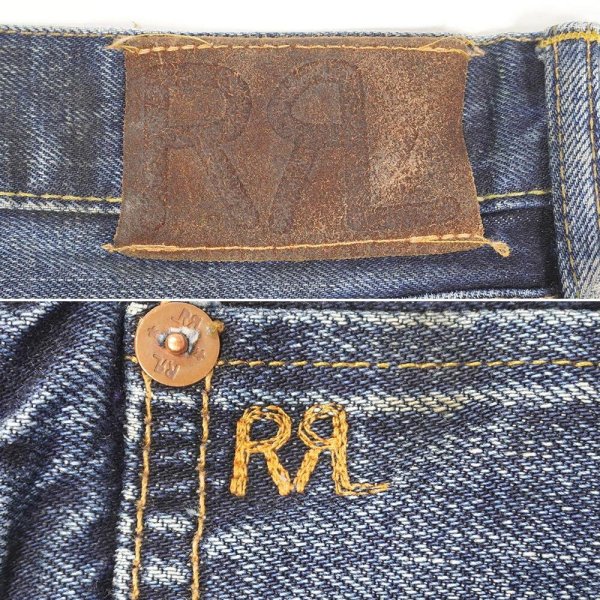 画像3: 00's RRL デニムパンツ "MADE IN USA / W36 L32" (3)