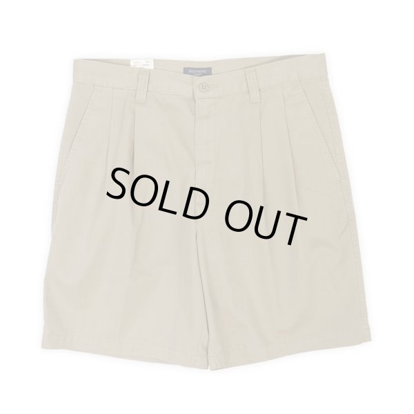 画像1: 00's DOCKERS 2タック チノショーツ "DEADSTOCK / Beige / W34" (1)