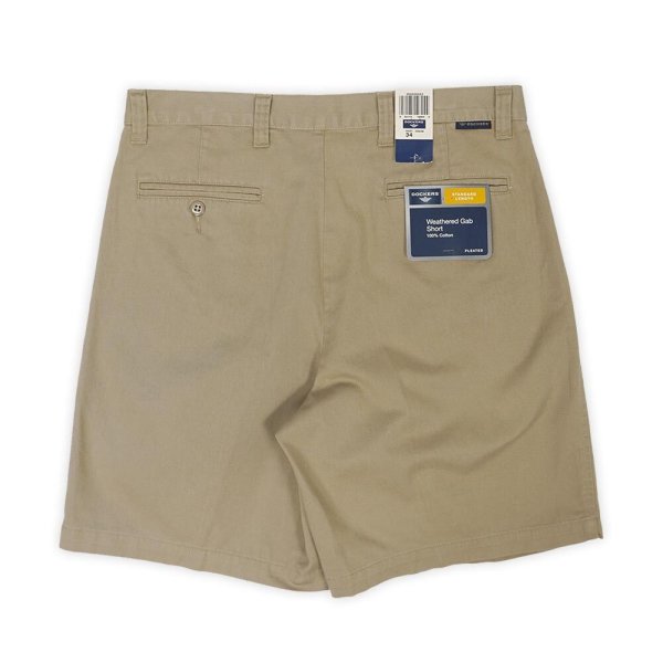 画像2: 00's DOCKERS 2タック チノショーツ "DEADSTOCK / Beige / W34" (2)