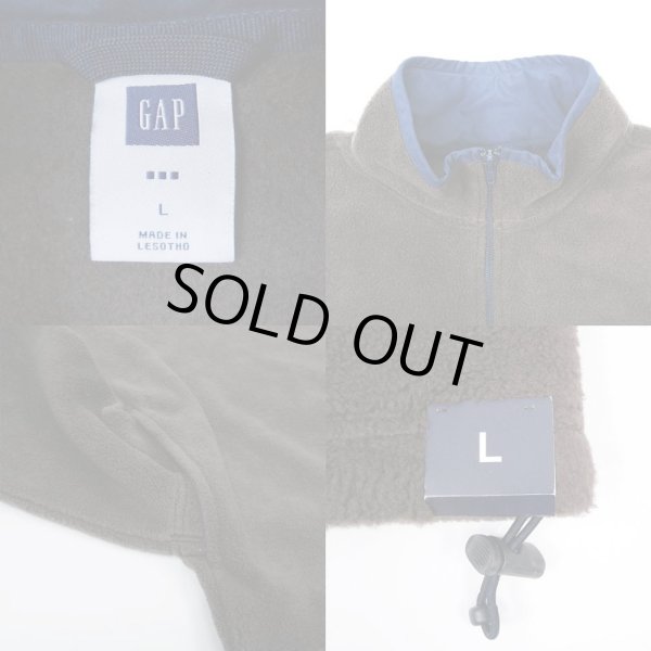 画像3: 00's OLD GAP ハーフジップ フリースジャケット “DEADSTOCK” (3)