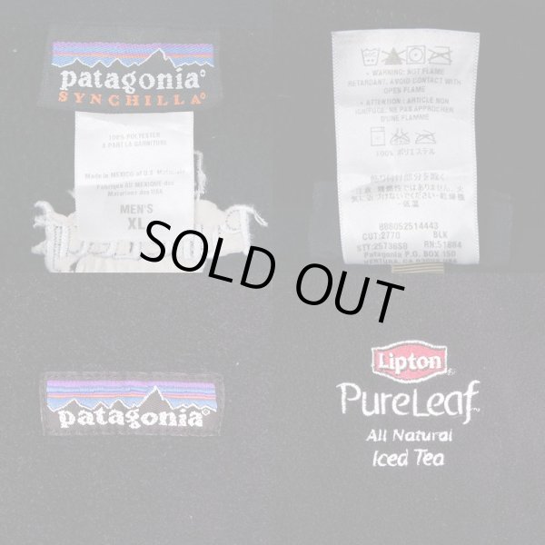 画像3: 00's Patagonia ハーフジップ シンチラフリースジャケット “Liptonロゴ刺繍” (3)