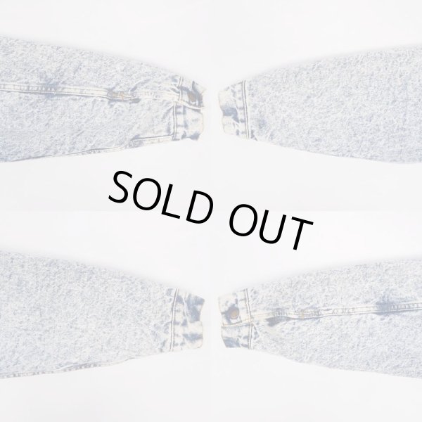 画像5: 80's Levi's デニムボアジャケット "ケミカルウォッシュ / MADE IN USA" (5)