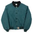 画像1: 00's Carhartt サンタフェジャケット “BLUE GREEN” (1)