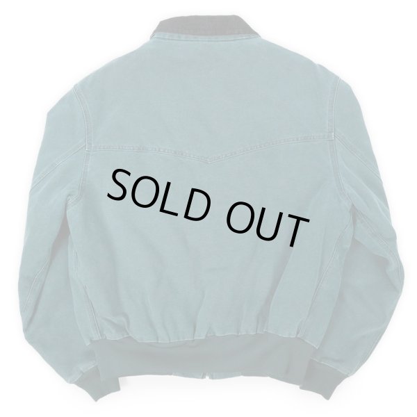 画像2: 00's Carhartt サンタフェジャケット “BLUE GREEN” (2)