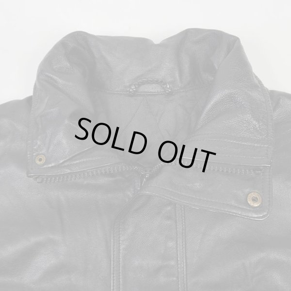 画像4: 90's BOSTON TRADERS パデッドレザージャケット (4)