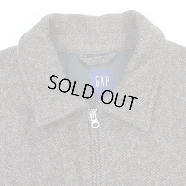 画像3: 00's OLD GAP HBT ウールスポーツジャケット (3)