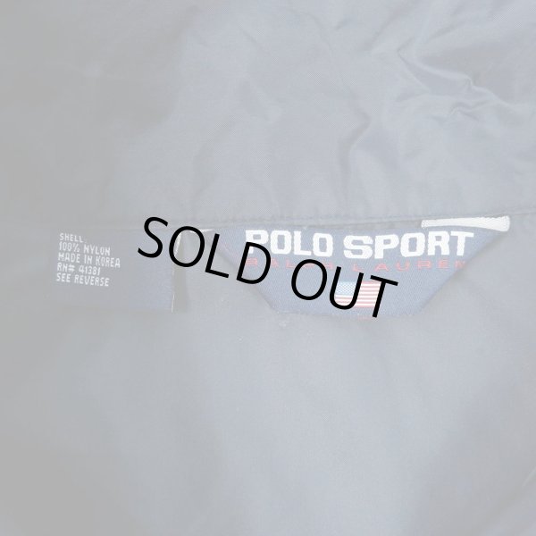 画像2: 90's POLO SPORT ナイロンアノラック (2)