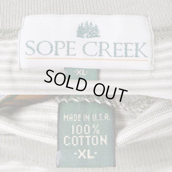 画像2: 90's BOSTON CHICKEN ボーダーTシャツ "MADE IN USA / DEADSTOCK" (2)