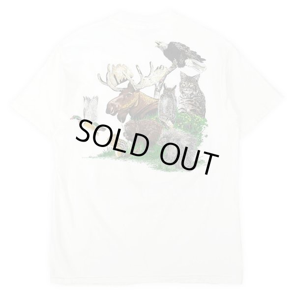 画像2: 80's MINESOTA STATE PARKS アニマルプリントTシャツ "MADE IN USA" (2)