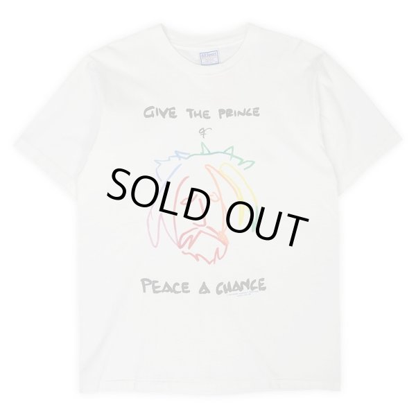画像1: 90's GIVE THE PRINCE OF PEACE A CHANCE プリントTシャツ "MADE IN USA" (1)