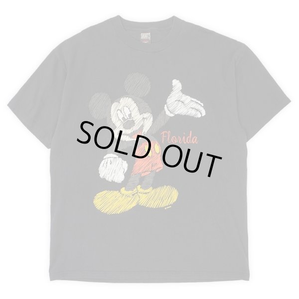 画像1: 90's Disney キャラクタープリントTシャツ "Mickey Mouse / MADE IN USA / 発砲プリント" (1)