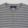 画像3: 90's CZ BASICS L/S マルチボーダー ヘンリーネック Tシャツ (3)