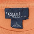 画像2: Polo Ralph Lauren ポケットTシャツ “ORANGE" (2)