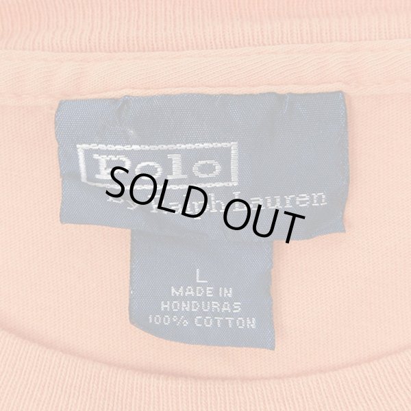 画像2: Polo Ralph Lauren ポケットTシャツ “ORANGE" (2)