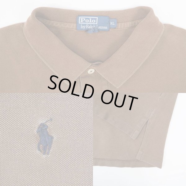 画像3: 00's Polo Ralph Lauren ポロシャツ “BROWN” (3)