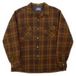 画像1: 70's Pendleton ウールシャツ "BROWN BASE / MADE IN USA" (1)