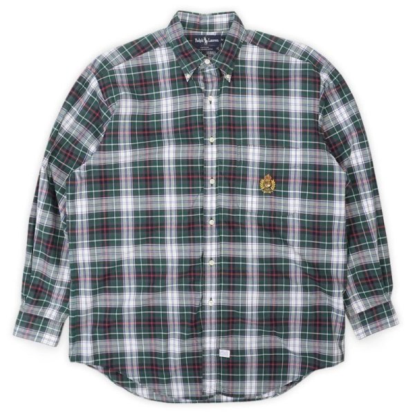 画像1: 80-90's Polo Ralph Lauren ボタンダウンシャツ "MADE IN USA" (1)