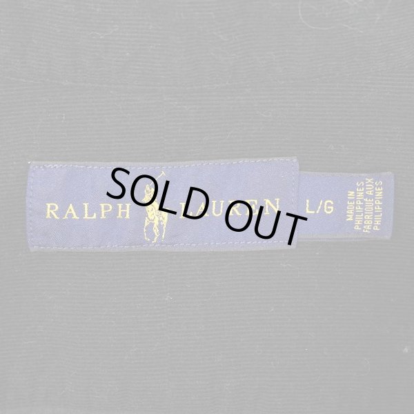 画像2: 00's Polo Ralph Lauren コーデュロイ ボタンダウンシャツ "BLACK" (2)