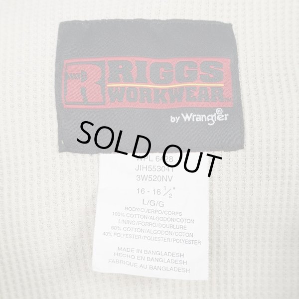 画像2: 00's RIGGS WORKWEAR by Wrangler サーマルライナーネルシャツ (2)