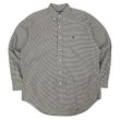 画像1: 90's Polo Ralph Lauren ボタンダウンシャツ "BLAKE / Black Gingham Plaid" (1)