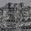 画像3: 90-00's Quiksilver S/S 総柄 オープンカラーシャツ "BLACK BASE" (3)