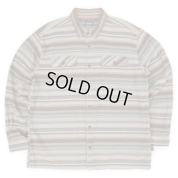 画像1: FA19 Patagonia フィヨルドフランネルシャツ "NATIVE BORDER" (1)