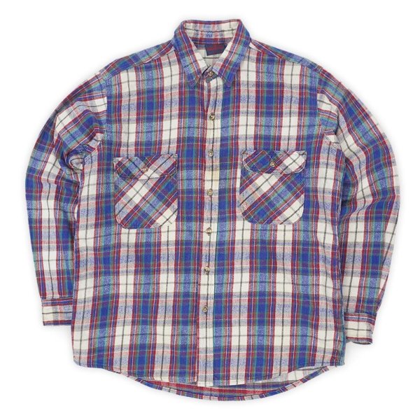 画像1: 90's DAKOTA ヘビーネルシャツ (1)