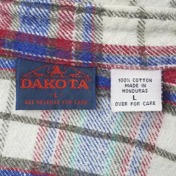 画像2: 90's DAKOTA ヘビーネルシャツ (2)