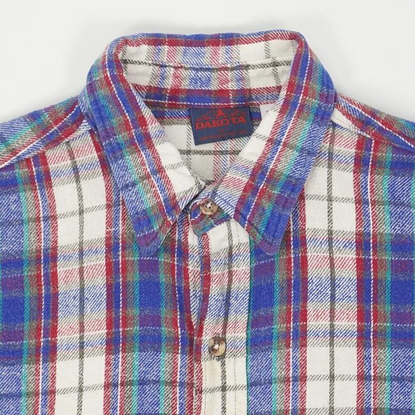 画像3: 90's DAKOTA ヘビーネルシャツ (3)