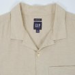 画像3: 00's GAP S/S オープンカラーシャツ "LINEN × COTTTON" (3)