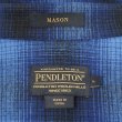 画像2: 00's Pendleton フランネル ボタンダウンシャツ "MASON / DEADSTOCK" (2)