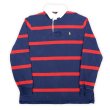 画像1: Polo Ralph Lauren ボーダー柄 ラガーシャツ (1)