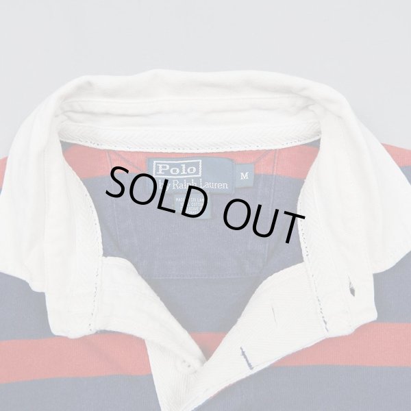 画像4: Polo Ralph Lauren ボーダー柄 ラガーシャツ (4)