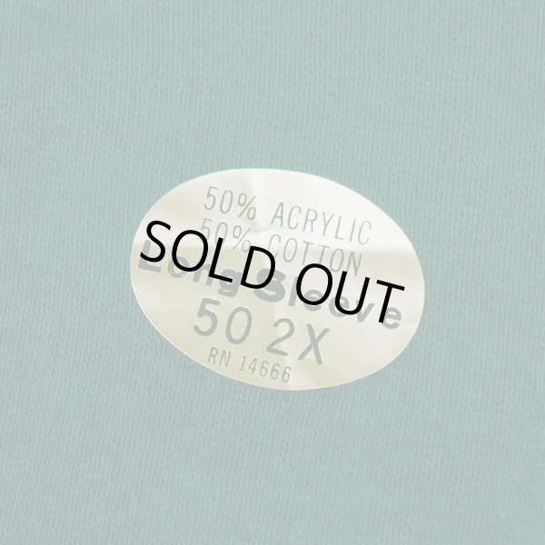 画像3: 80's Sportswear ブランクスウェット "GREEN / MADE IN USA / DEADSTOCK" (3)