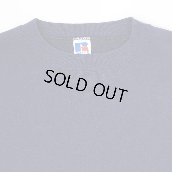 画像4: 90's RUSSELL 前V ブランクスウェット "MADE IN USA / NAVY" (4)