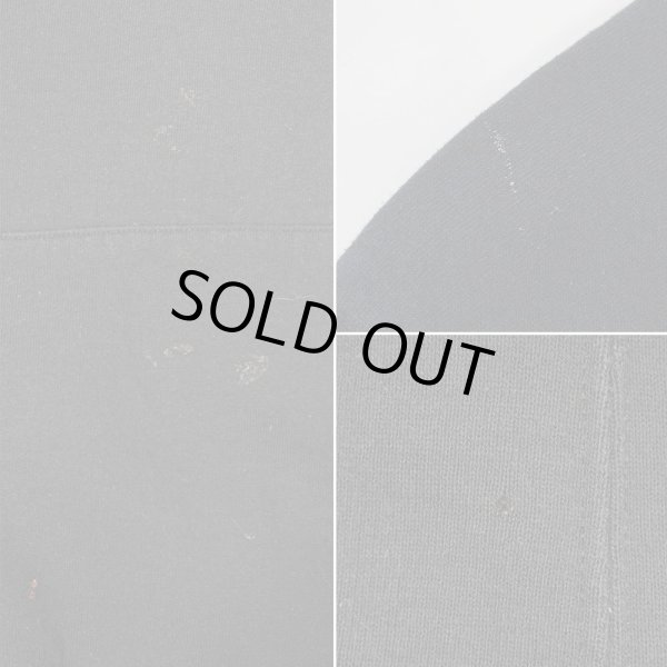 画像4: 00's RUSSELL リバースウィーブタイプ スウェットパーカー "BLACK" (4)