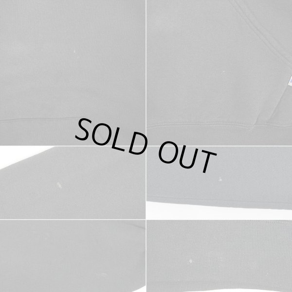 画像4: 90's RUSSELL ブランクスウェットパーカー “MADE IN USA / FADE BLACK” (4)