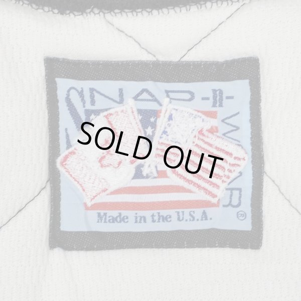 画像4: 00's SNAP-N-WEAR キルティングワークベスト "DEADSTOCK / MADE IN USA" (4)
