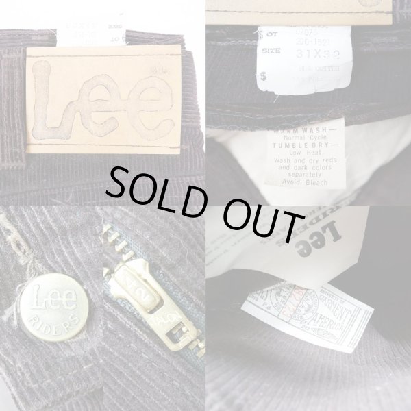 画像4: 70's Lee 200-1521 コーデュロイパンツ "MADE IN USA / DEADSTOCK" (4)