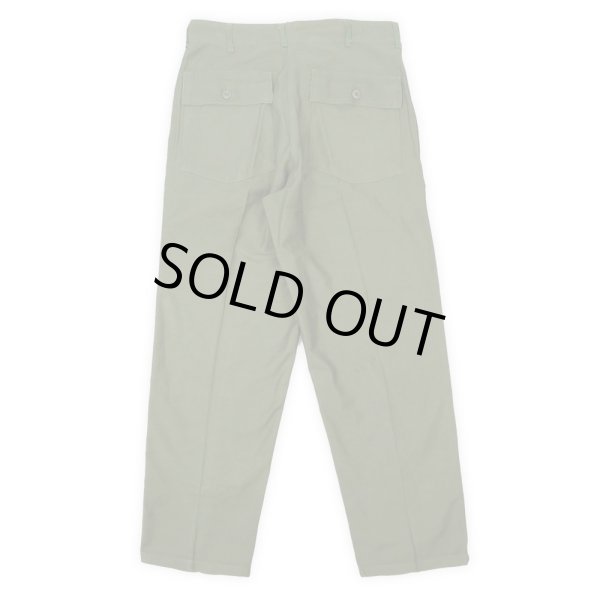 画像2: 60's US.ARMY コットンサテン ベイカーパンツ “W34 L33” (2)