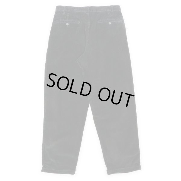 画像2: 90's Eddie Bauer 2タック 太畝コーデュロイトパンツ "BLACK / W33 L32" (2)